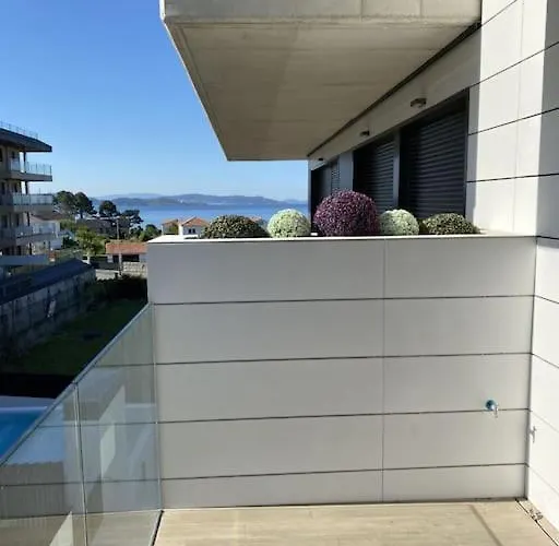 Διαμέρισμα Precioso Con Terraza Y Piscina En Portonovo-sanxenxo